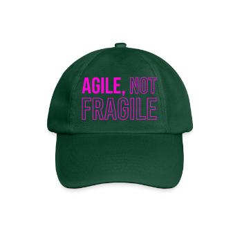 Agile Development, Scrum Coach Hoodie - Baseballkappe - Flaschengrün - Vorne