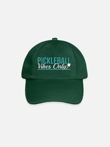 Pickleball vibes only - Baseballkappe - Flaschengrün