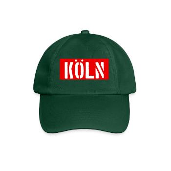 Köln - Kölle - Rhein - Baseballkappe - Flaschengrün - Vorne