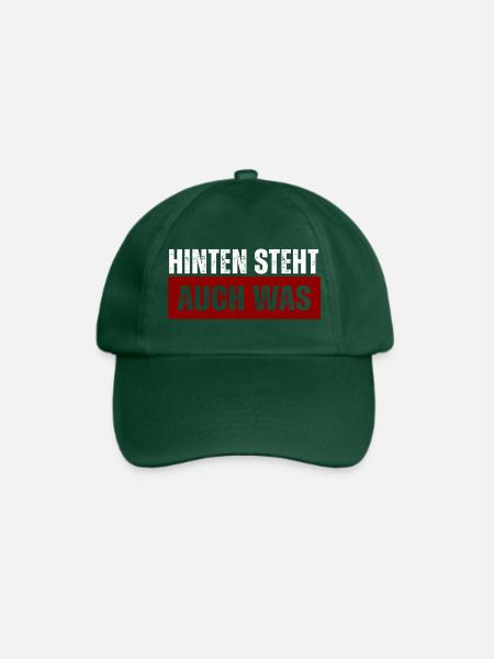 Hinten Steht Auch Was - Baseballkappe - Flaschengrün