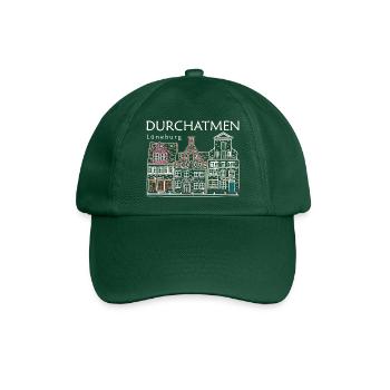 Lüneburg, Durchatmen, Stintmarkt Deutschland - Baseballkappe - Flaschengrün - Vorne