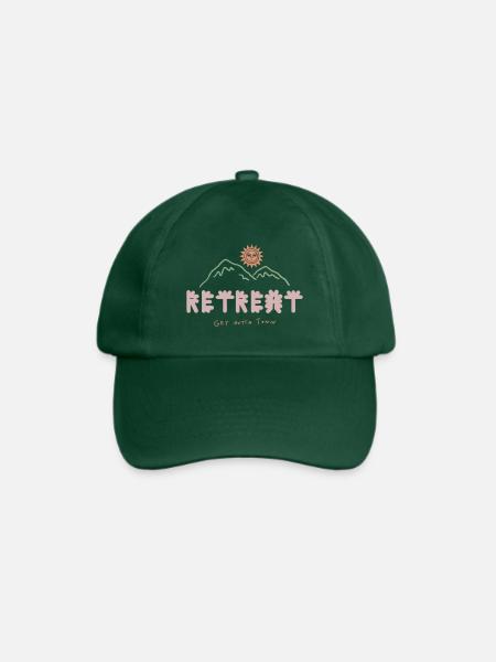Artist Collab with Lisa Sedivy - Retreat - Baseballkappe - Flaschengrün