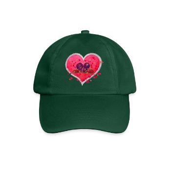Schenke Liebe - Sonja von Staden - Baseballkappe - Flaschengrün - Vorne