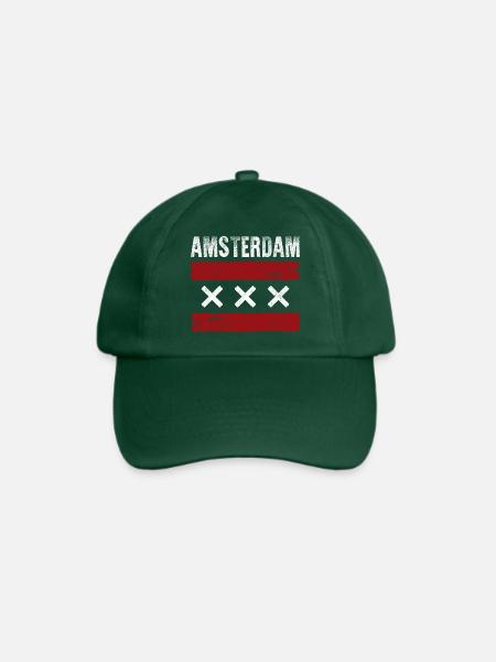 Amsterdam Grunge XXX Bar - Baseballkappe - Flaschengrün