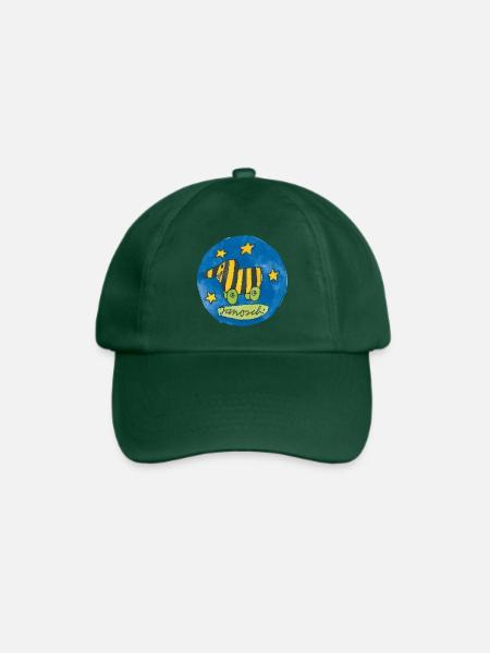 Janosch Tigerente Logo Badge - Baseballkappe - Flaschengrün