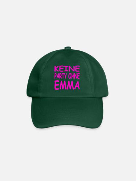 Emma - Baseballkappe - Flaschengrün