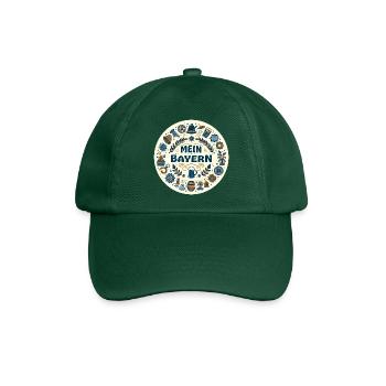 Mein Bayern - Baseballkappe - Flaschengrün - Vorne