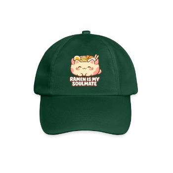 Ramen noodles is my soulmate - Baseballkappe - Flaschengrün - Vorne