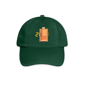 HIER STEIGE ICH EIN - Baseballkappe - Flaschengrün - Vorne