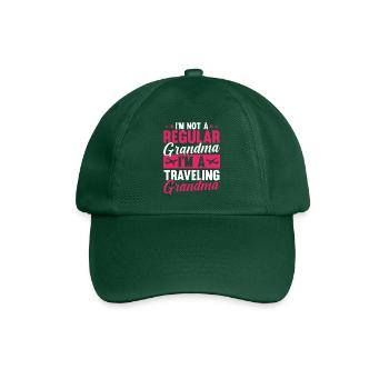 Im A Grandma I Do What I Want Nana Grandmother - Baseballkappe - Flaschengrün - Vorne