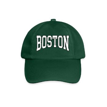 Boston - Baseballkappe - Flaschengrün - Vorne