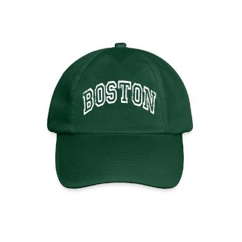 Boston - Baseballkappe - Flaschengrün - Vorne