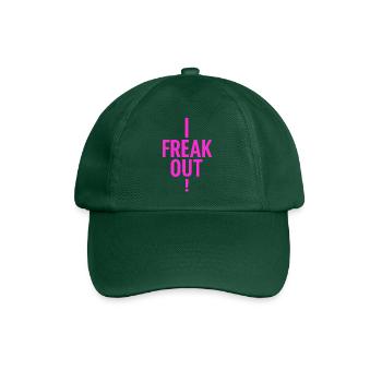 Freak Out - Baseballkappe - Flaschengrün - Vorne