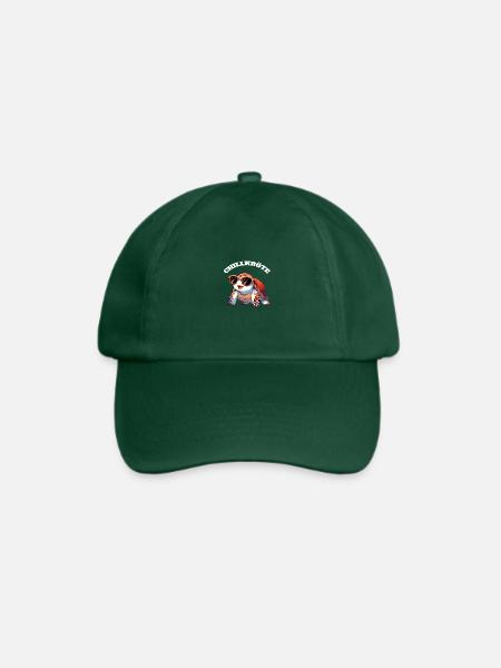 Chillkröte Schildkröte - Baseballkappe - Flaschengrün