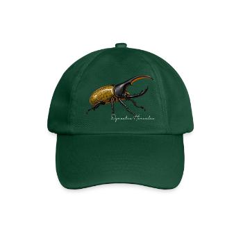Herkuleskäfer Dynastes hercules - Baseballkappe - Flaschengrün - Vorne