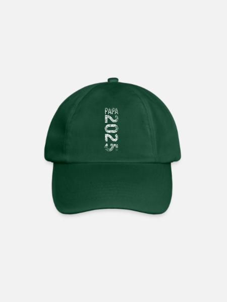Papa 2025 Dad 2025 Supergrunge Weiß - Baseballkappe - Flaschengrün