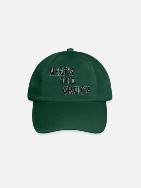 What’s the Craic? – Irish Slang - Baseballkappe - Flaschengrün