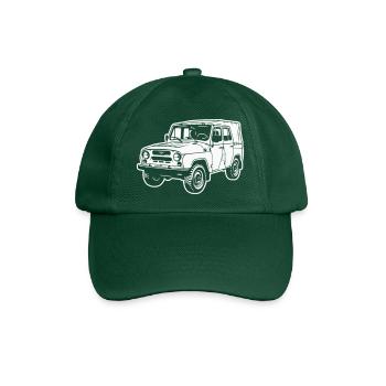 UAZ Geländefahrzeug (Differenzbild) - Baseballkappe - Flaschengrün - Vorne