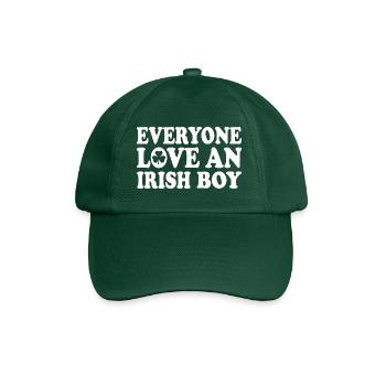 everyone loves an irish boy - Baseballkappe - Flaschengrün - Vorne