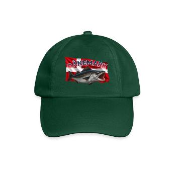 Dänemark Köhler Angeln - Baseballkappe - Flaschengrün - Vorne