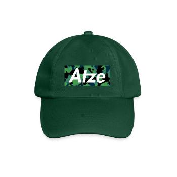 Atze Camouflage v1 - Baseballkappe - Flaschengrün - Vorne