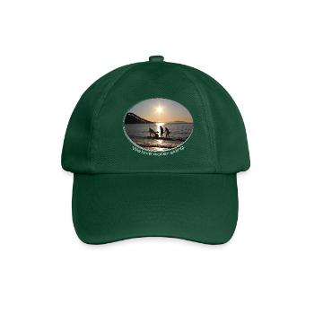 Wasserski für Leute am Meer und in der Sonne. - Baseballkappe - Flaschengrün - Vorne