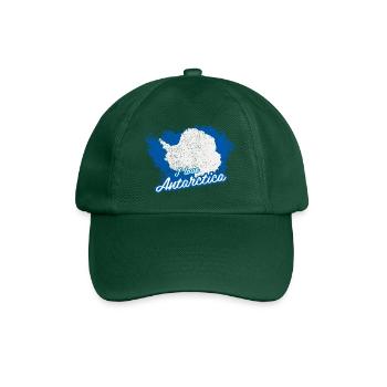 Ich liebe die Antarktis - Baseballkappe - Flaschengrün - Vorne