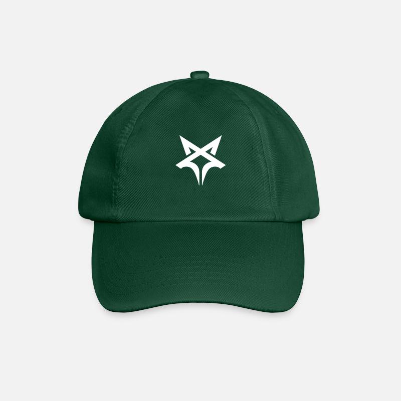 Tschetschenischer Wolf Logo - Baseballkappe - Flaschengrün