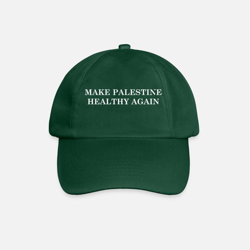 Make Palestine Healthy Again - Baseball Cap - bottle green