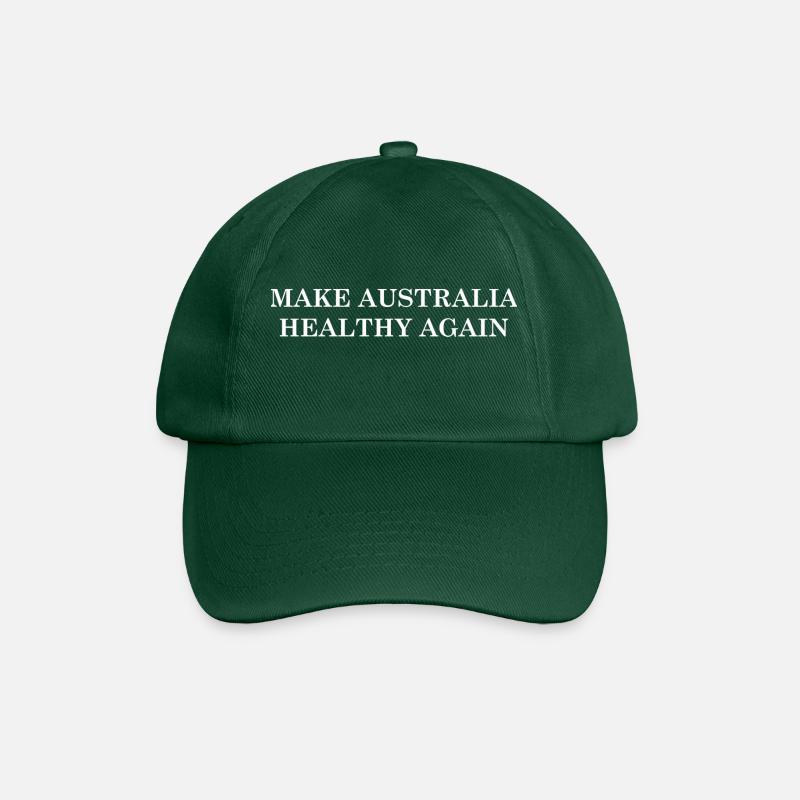 Make Australia Healthy Again - Baseball Cap - bottle green
