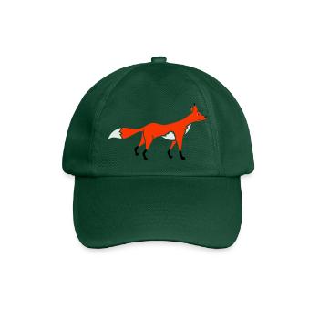 Fox Red Fox Wild Animal Clever Forest Inhabitants - Baseball Cap - bottle green - Front