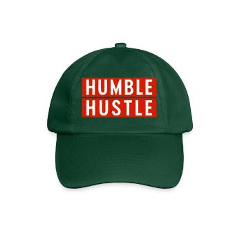 Humble Hustle Entrepreneur Homme d’affaires Businesswom - Casquette classique - vert bouteille - Devant