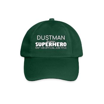 Super-héros éboueur - Casquette classique - vert bouteille - Devant