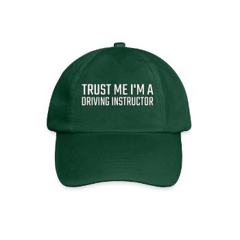 Instructeur de conduite Trust me Drive Tutor - Casquette classique - vert bouteille - Devant