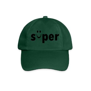 super - Baseball Cap - bottle green - Front