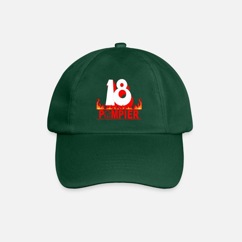 Pompier - Casquette classique - vert bouteille
