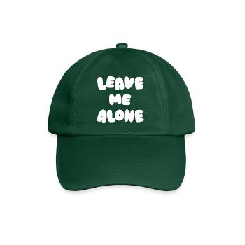 Leave Me Alone - Baseballkappe - Flaschengrün - Vorne