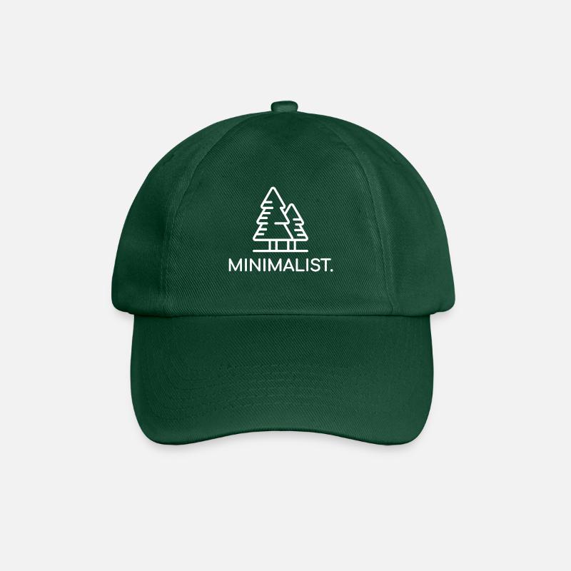 MINIMALIST. SAPINS BLANCS - Casquette classique - vert bouteille