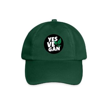 Yes Vegan / Yes ve gan (3c) - Baseball Cap - bottle green - Front
