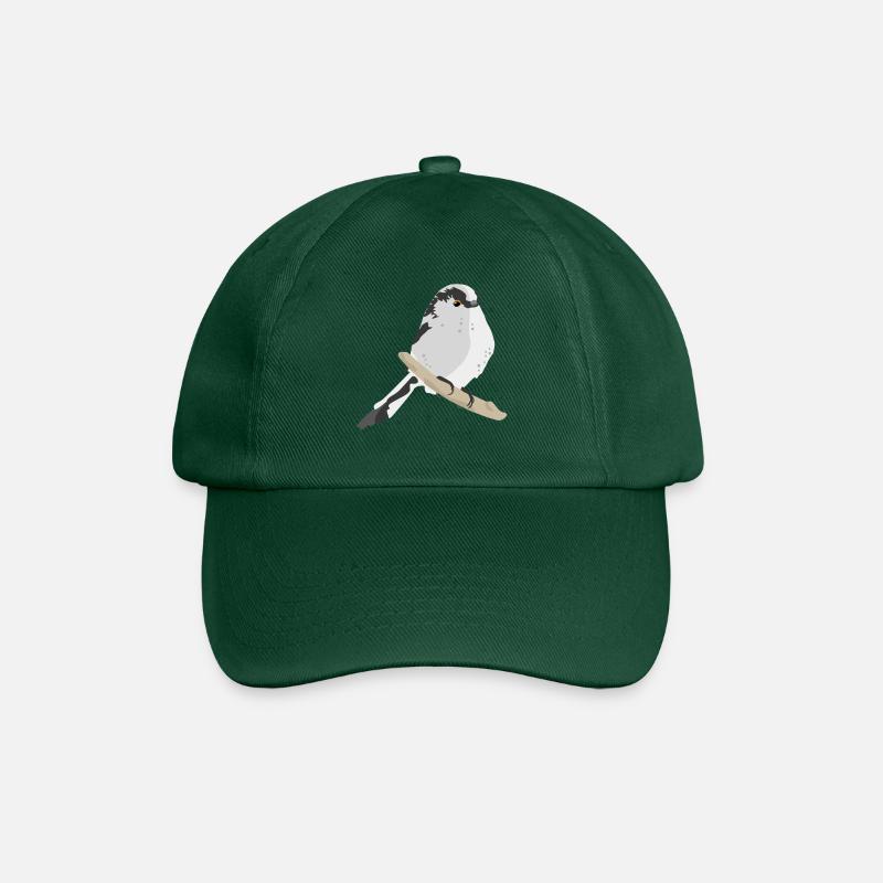 Schwanzmeise - Baseballkappe - Flaschengrün