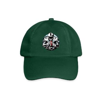 American Football Ball Touchdown - raffstaff ® - Baseball Cap - bottle green - Front