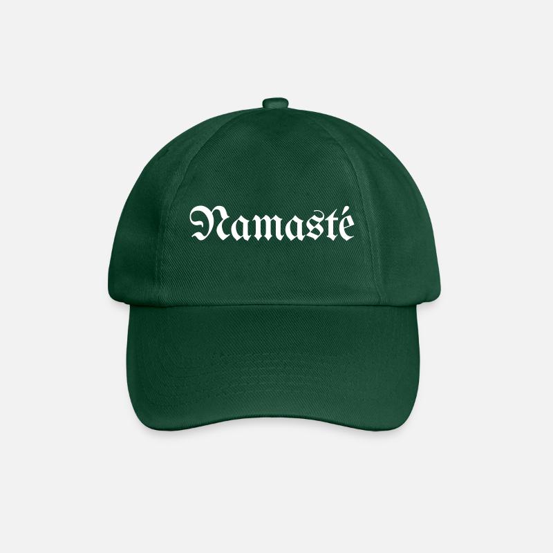 Namasté - Baseballkappe - Flaschengrün