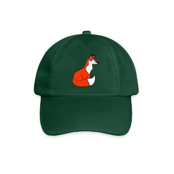 Fox Red Fox Wild Animal Clever Forest Inhabitants - Baseball Cap - bottle green - Front