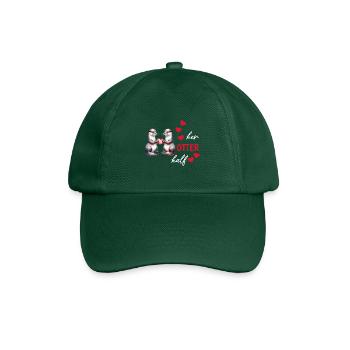 Otter half liebe geschenk - Baseballkappe - Flaschengrün - Vorne
