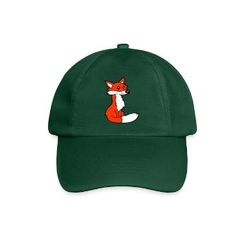 Fox Red Fox Wild Animal Clever Forest Inhabitants - Baseball Cap - bottle green - Front