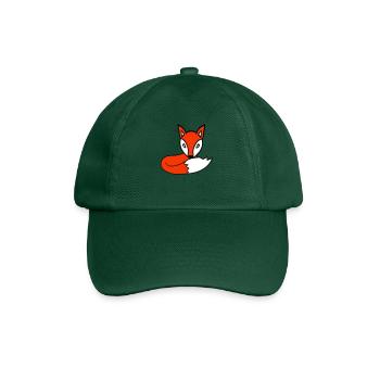 Fox Red Fox Forest Animal Clever Cute Wild Dog - Baseball Cap - bottle green - Front
