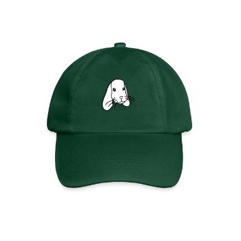 Hase Kaninchen Häschen Nagetier Kleintier niedlich - Baseballkappe - Flaschengrün - Vorne