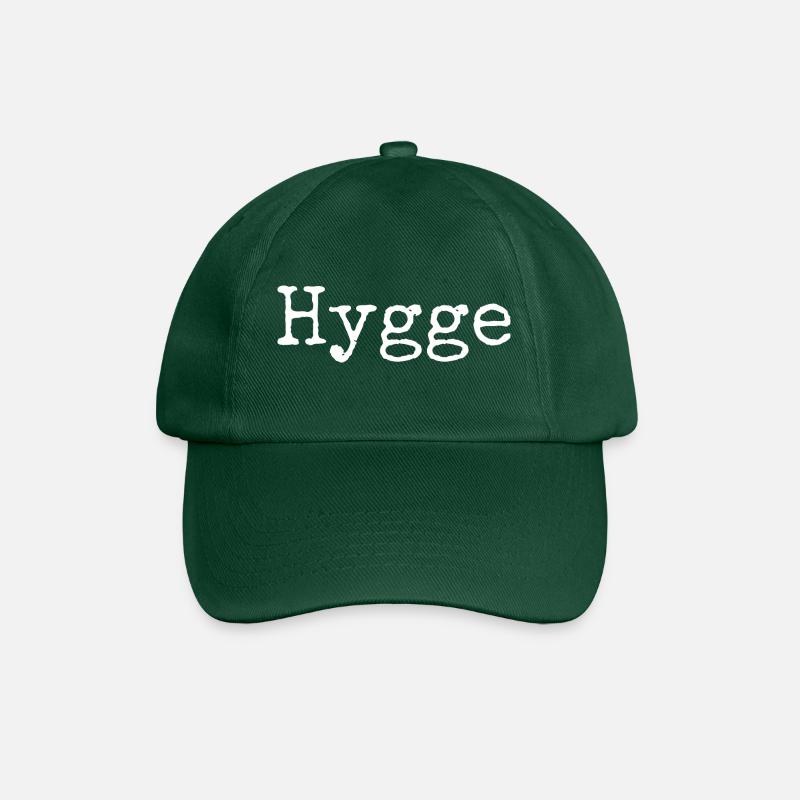 Hygge - Confort scandinave (Font2) - Casquette classique - vert bouteille