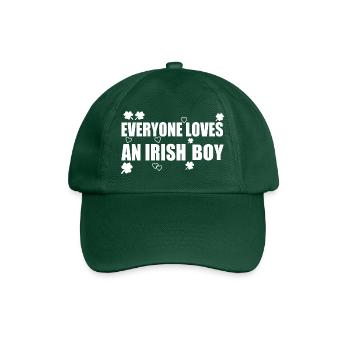 everyone loves an irish boy - Baseball Cap - bottle green - Front