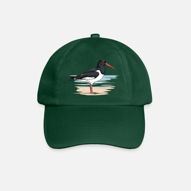 Oystercatcher Haematopus Ostralegus - Baseball Cap - bottle green